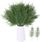 50 PCS Artificial Pine Branches Christmas Faux Pine Greenery Stems (Green1-50pcs) 5.51"D x 14.17"W x 2.36"H